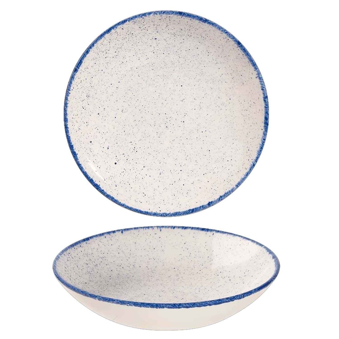 STONECAST HINTS INDIGO BLUE TAÇA 18.2CM  - CHURCHILL - 5034414416725