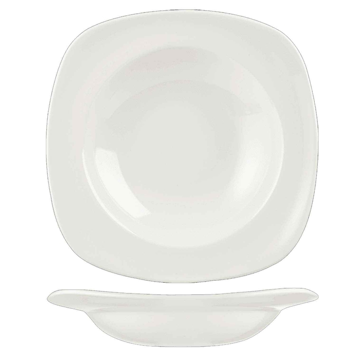X SQUARED SQUARE SOUP PLATE 24.5CM - CHURCHILL - 5034414269345