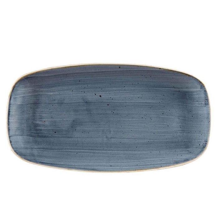 STONECAST BLUEBERRY CHEFS OBLONG PLATTER 35.5X18.9 - CHURCHILL - 5034414420272