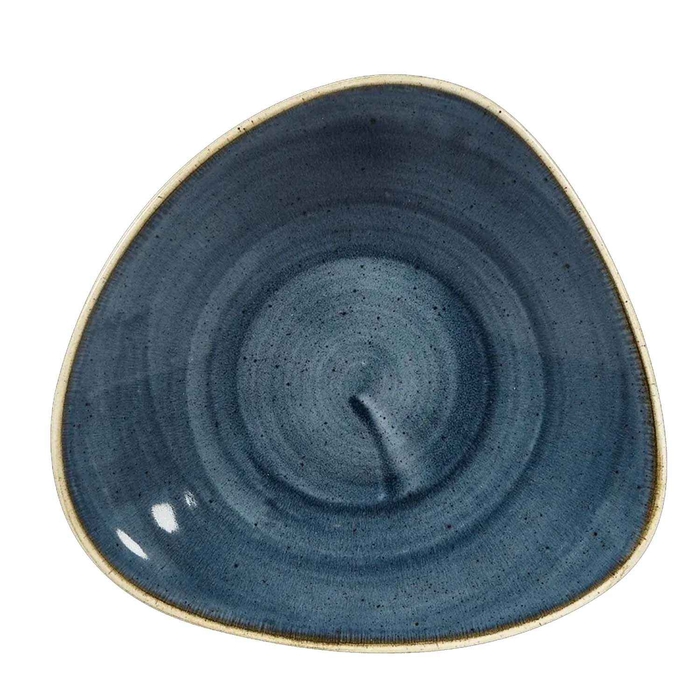 STONECAST BLUEBERRY TRIANGLE BOWL 23.CM - CHURCHILL - 5034414429152