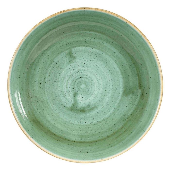 TAÇA 24.8CM STONECAST GREEN SSGSEVB91 (C12) - CHURCHILL - 5034414421934