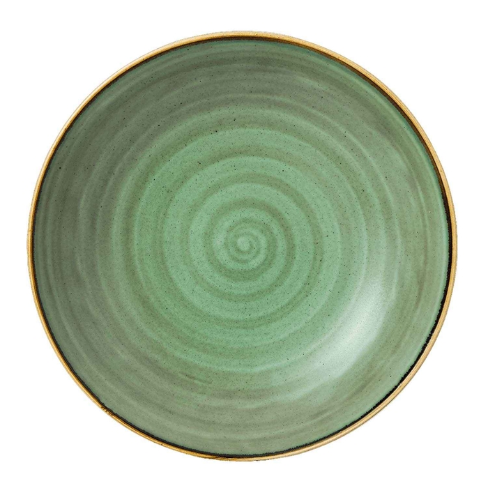 STONECAST SAMPHIRE GREEN TAÇA 31CM  - CHURCHILL - 5034414440744