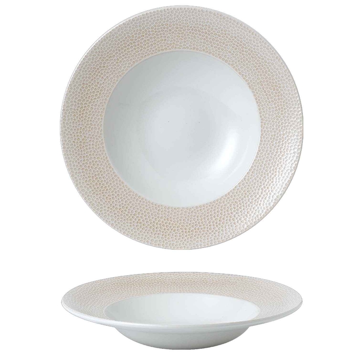 PRATO FUNDO Ø28CM ISLA SPINWASH SAND ANISIWBL1 - CHURCHILL - 5034414457698