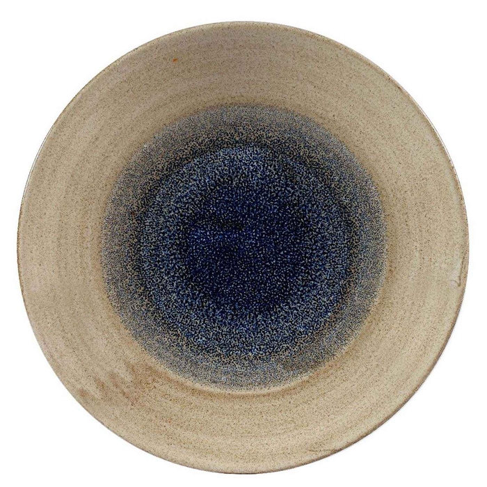 PRATO FUNDO 25.5CM STONE AQUEOUS BLUE SABTPD251 - CHURCHILL - 5034414433951