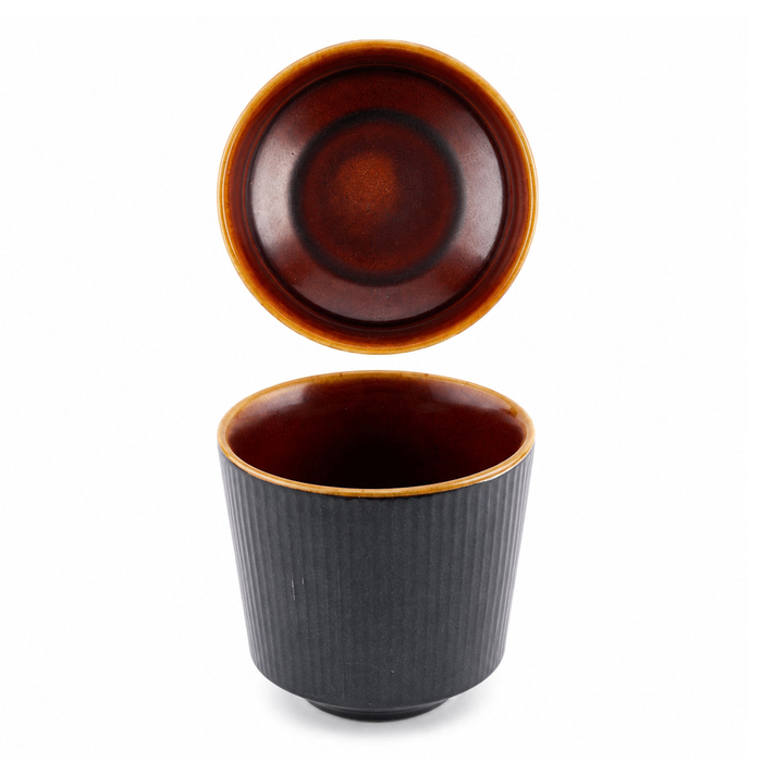 TAÇA 33CL Ø9.5X8.1CM NOURISH TOKYO BLACK RBBKKOCP1 - CHURCHILL - 5034414473131