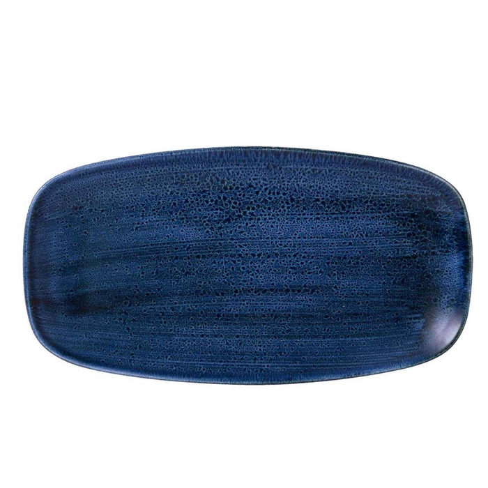 TRAVESSA 36X19CM STONE PLUME ULTRAMARINE PLULXO141 - CHURCHILL - 5034414451177