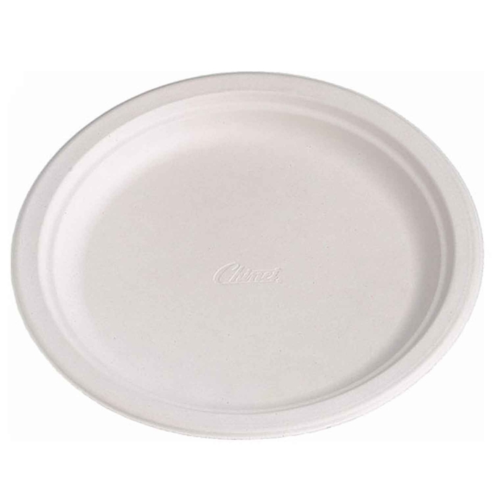 PRATO RASO CHINET BRANCO 22CM PACK 500UN - PALMA & PALMA - 7059054011022