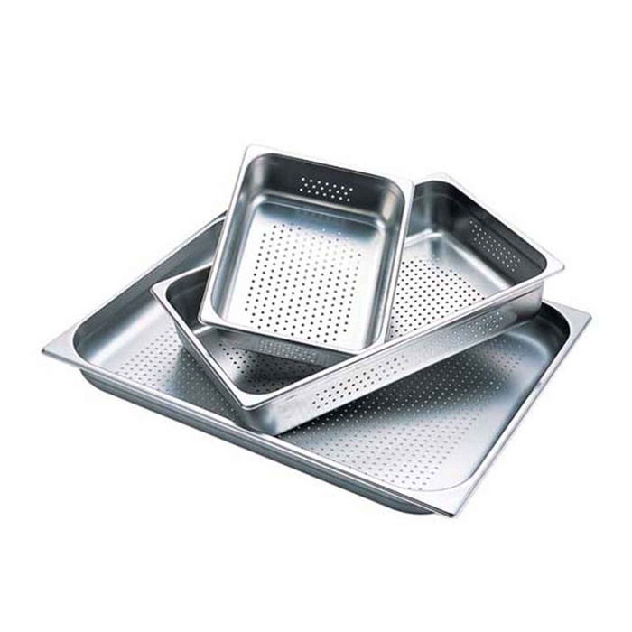 CONTAINER INOX PERFURADO GN 1/2 65MM - PALMA & PALMA - 4004133819016