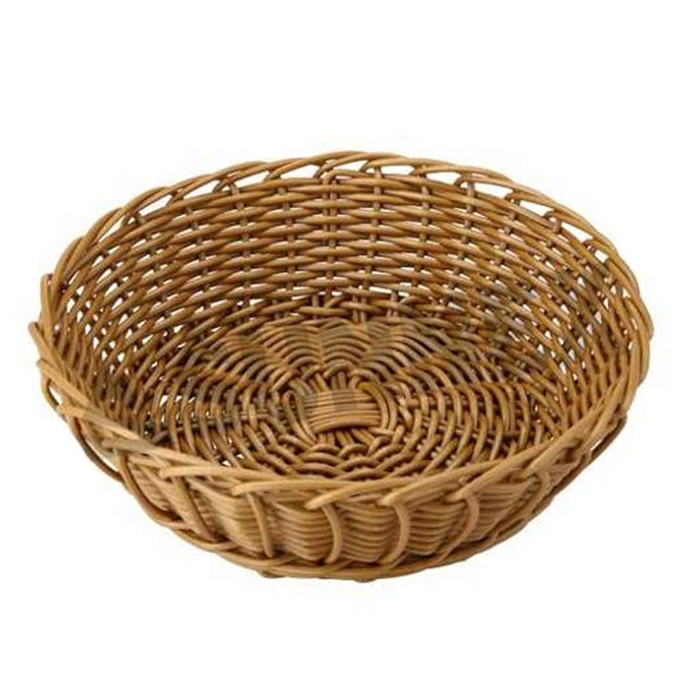 ROUND POLY-RATTAN BREAD BASKET ø38X10CM - PALMA & PALMA - 6940993031763
