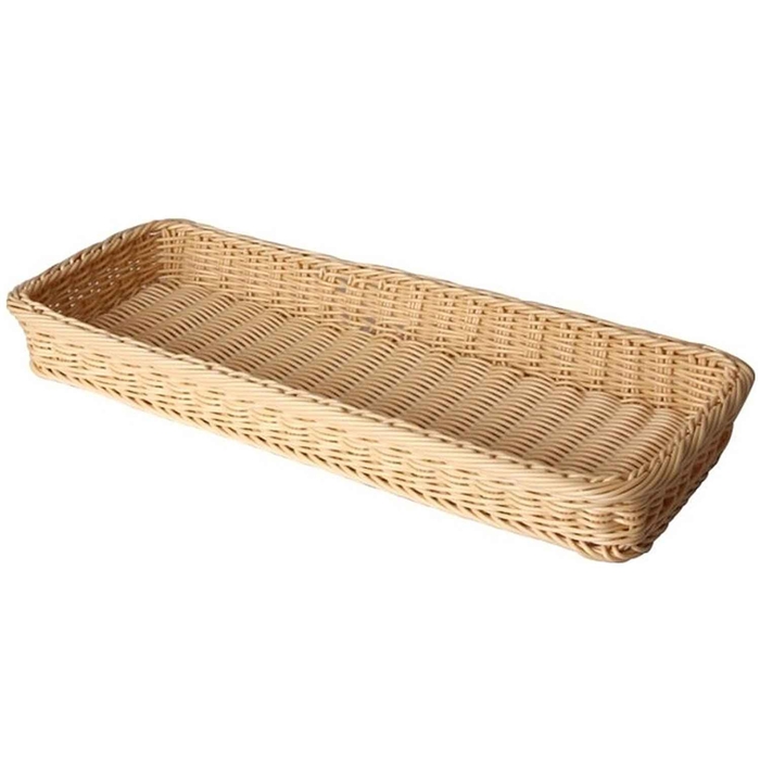 CESTO RECT POLIPROPI 50X20X6CM CASTANHO C04023-DB - PALMA & PALMA - 6940993035211