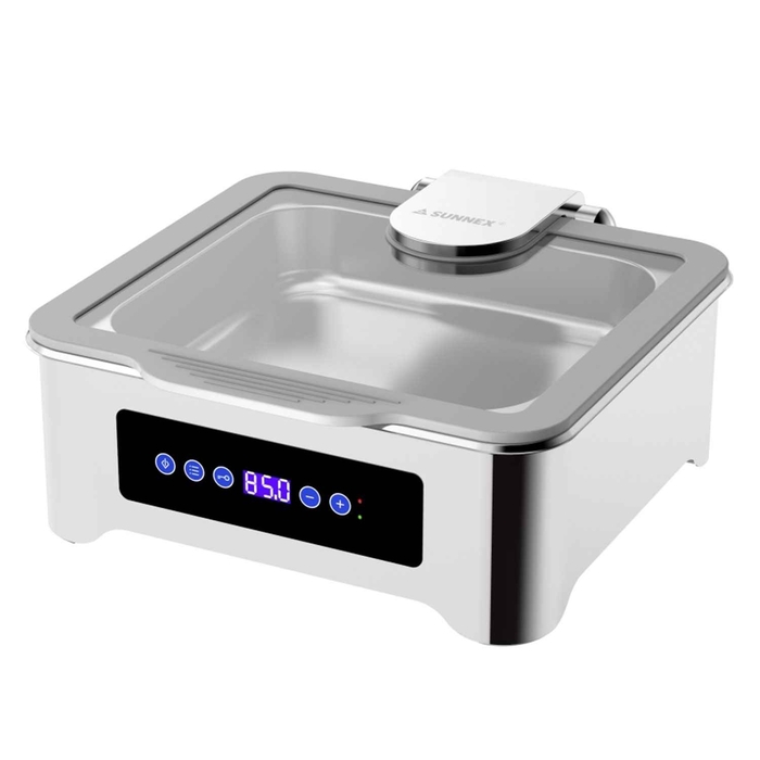 CHAFING DISH DRY HEAT DELUXE ELECTRIC GN 2/3 5.5LT - PALMA & PALMA - 0370016751
