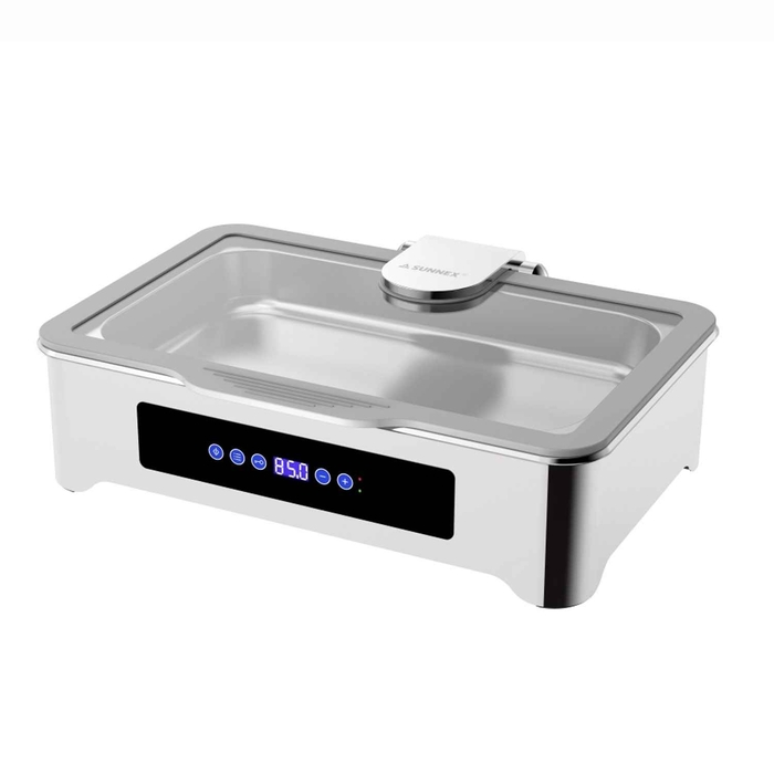 CHAFING DISH DRY HEAT DELUXE ELECTRIC GN 1/1 8.5LT - PALMA & PALMA - 0370016752