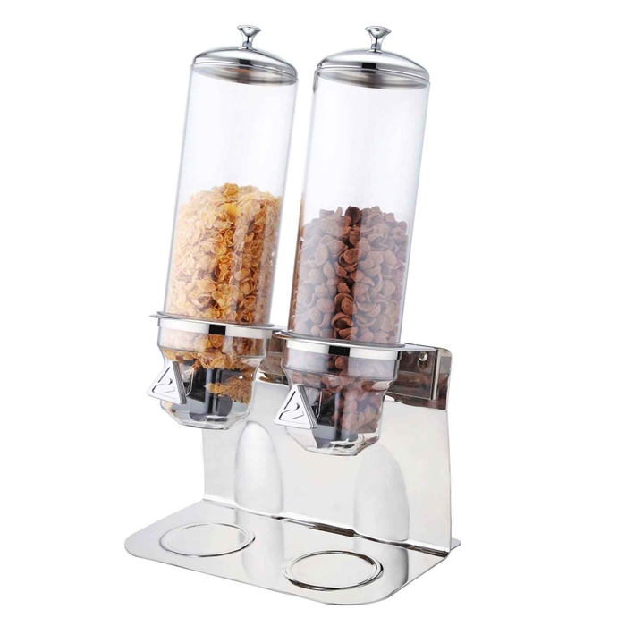 DISPENSADOR CEREAIS DUPLO 2X4L - PALMA & PALMA - 6940993033194