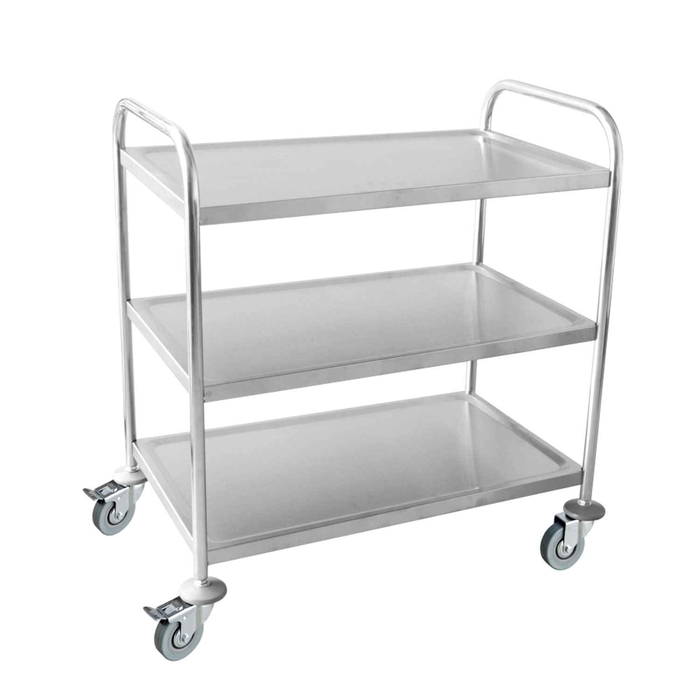 S.STEEL 3 TIER SERVICE TROLLEY - PALMA & PALMA - 5603700054592
