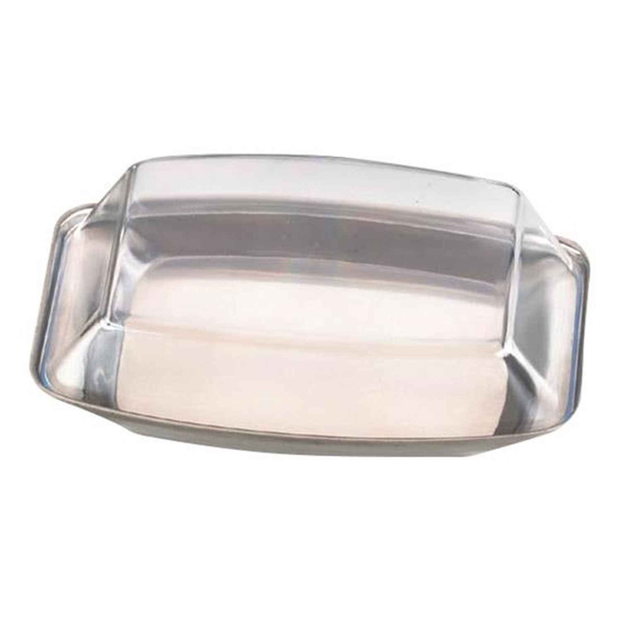 MANTEIGUEIRA INOX C/ TAMPA PLASTICO 52228 - PALMA & PALMA - 4891342522284