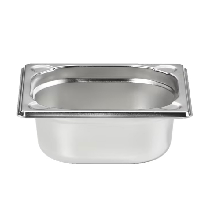 CONTAINER INOX G/N 1/6 65MM 1705A - PALMA & PALMA - 4891342836176