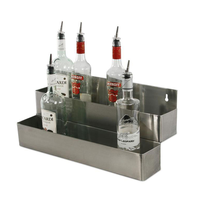 RACK INOX DUPLO P/16 GARRAFAS 794MM 12280-03 - PALMA & PALMA - 5023476049569
