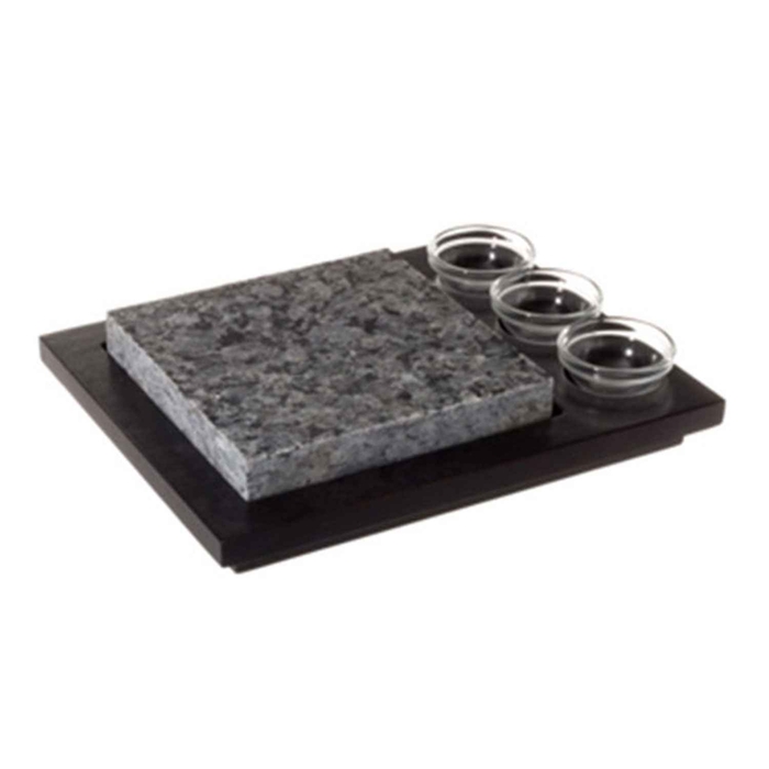 CONJ. PEDRA 17X17 +TAÇAS MADEIRA WENGUE 0438140007 - PALMA & PALMA - 5603700006423