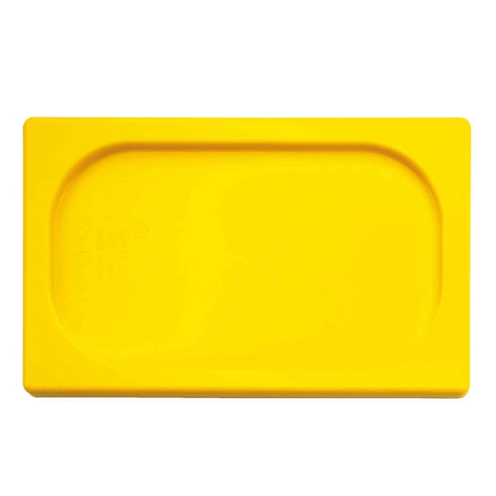 TAMPA POLIPROPILENO GN 1/9 AMARELO 14730-22 - PADERNO - 8014808039171