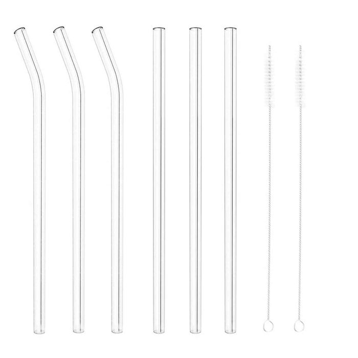CONJ. 6 PALHINHAS VIDRO 215XØ8MM 41495-08 - PADERNO - 8014808179099