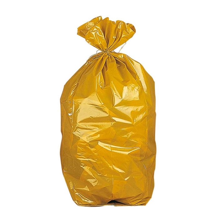 SACO PEBD 900X1300X80 AMARELO C/10KG - 0580010142