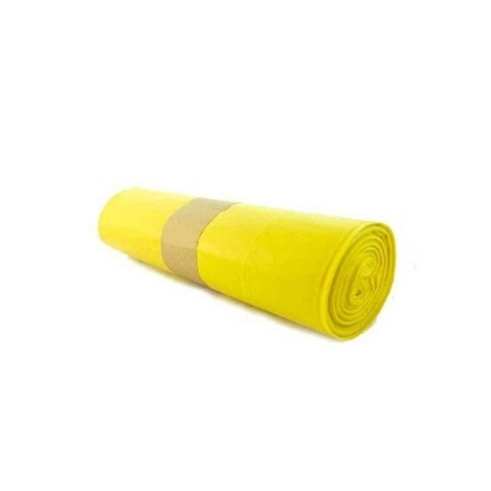 ROLO 15 SACOS AMARELO PEAD 520X600X30 F.F. (CX25) - 0580013916