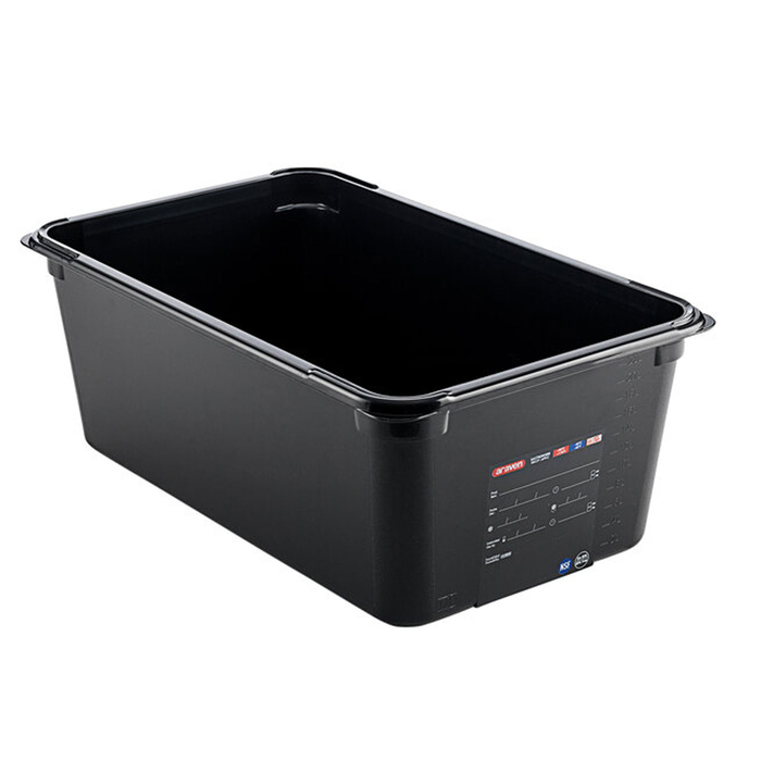 CAIXA G/N 1/1 530x325x200MM 26.1L PRETA 47835 - ARAVEN - 0590010061