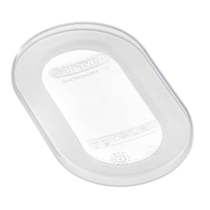 TAMPA SILICONE GN 1/9 TRANSPARENTE 91811 - ARAVEN - 8411777918115