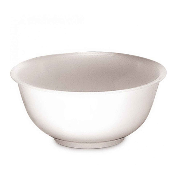 WHITE PLASTIC BOWL ø17CM - ARAVEN - 8411777010710