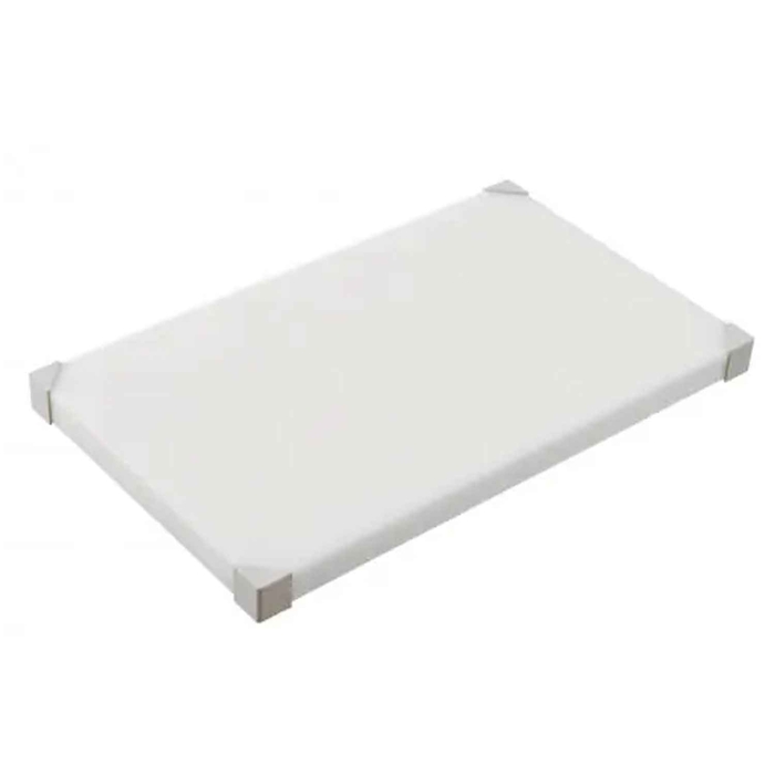 ANTI-SLIDE TABLE WHITE CORNERS 504X304X34MM - ARAVEN - 8411777001015