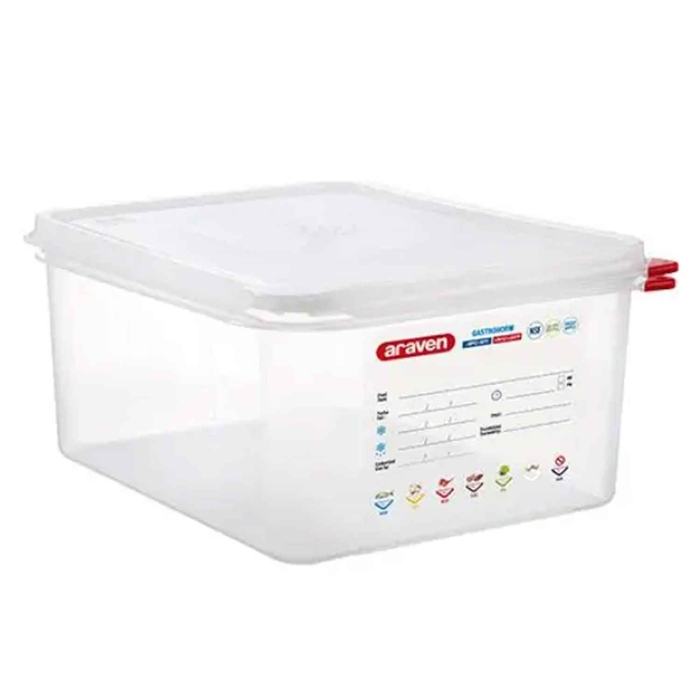 CAIXA HERMETICA GN 1/2 325X265X150MM 10LCAIXA HERM - ARAVEN - 18411777030340