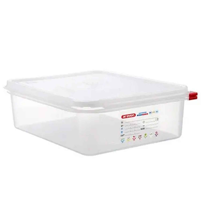 CAIXA HERMETICA GN 1/2 325X265X100MM 6.5L - ARAVEN - 18411777030333