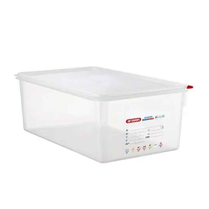 HERMETIC BOX GN 1/1 530X325X200MM 28L - ARAVEN - 18411777030388