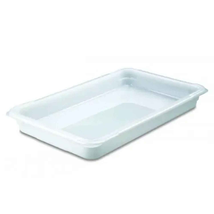 WHITE PLASTIC TRAY GN 1/1 530X325X65CM - ARAVEN - 8411777002821