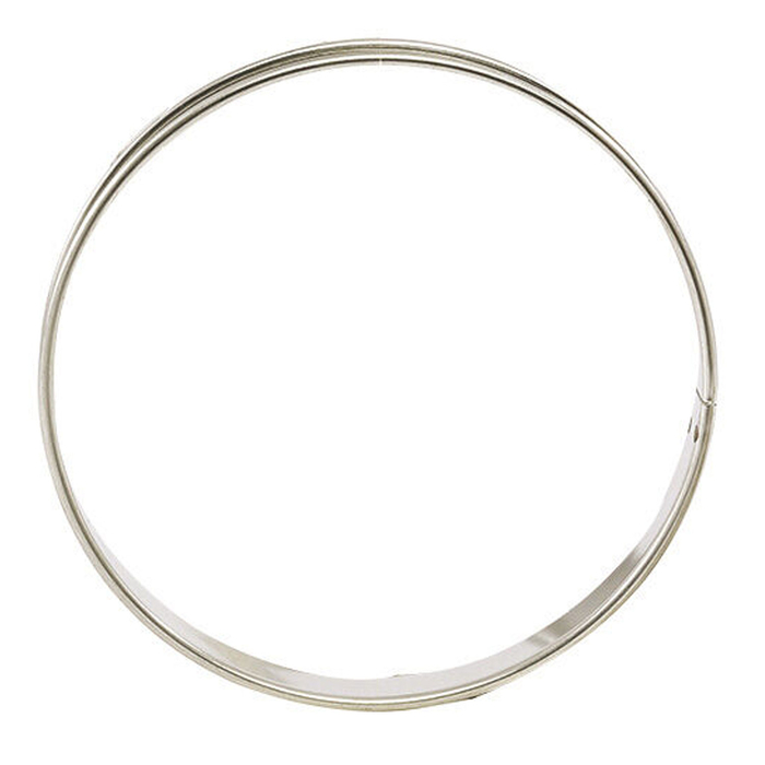 CONJ. DE 6 ANEIS INOX C/ 2 BORDAS Ø10XH.1,6CM 371708 - MATFER - 0640010073