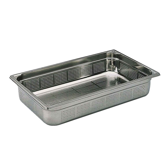 CONTAINER INOX PERFURADO GN 1/1 100MM  - MATFER - 3109617414105