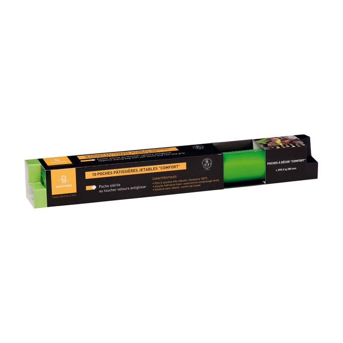 ROLO SACOS PASTELEIRO 59CM PACK 10UN - MATFER - 3334491650107