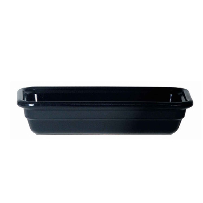BLACK PORCELAIN CONTAINER GN1/2 65MM - MATFER - 3289317134265