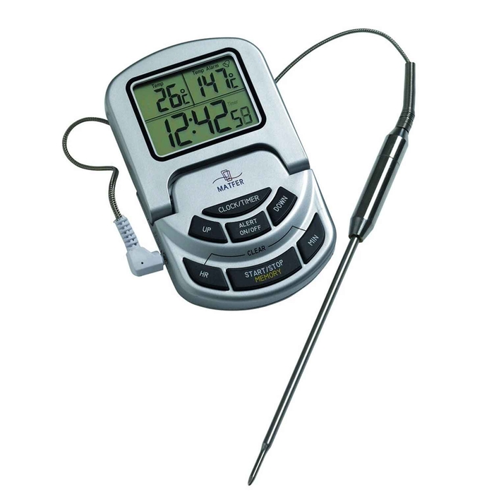 THERMOMETER WITH ALARM  0/300°  - MATFER - 3334490722669