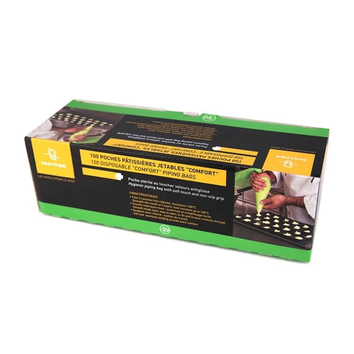 SACO PASTELEIRO VERDE C/DISPENSADOR PACK 100UN - MATFER - 3334491650091