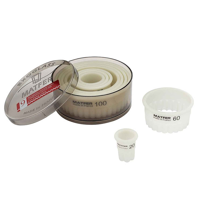 EXOGLASS 7 SET ROUND CUTTER  - MATFER - 3334491501027
