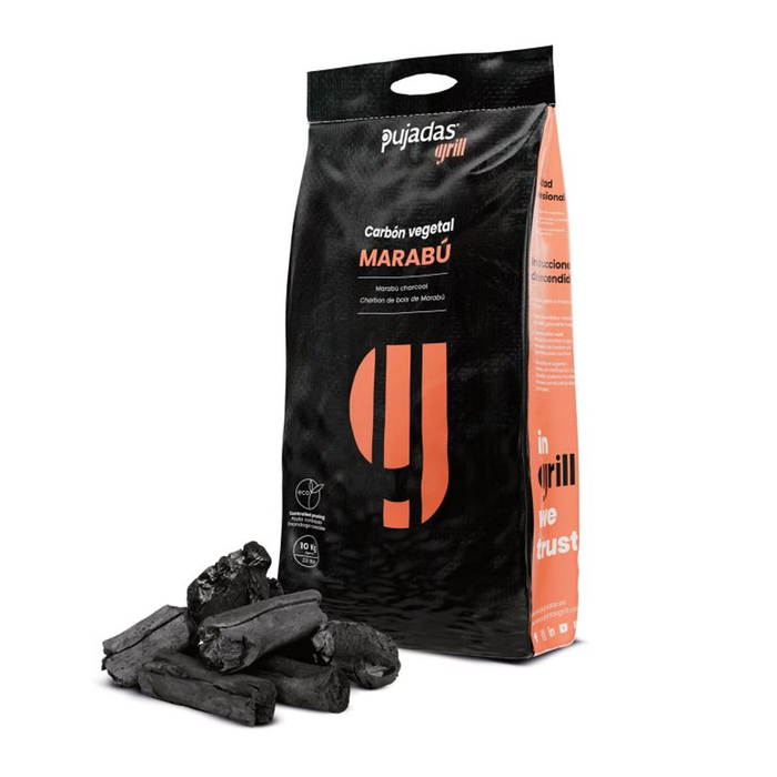 SACO CARVAO VEGETAL MARABU P850000 C/10KG - PUJADAS - 8421661685009