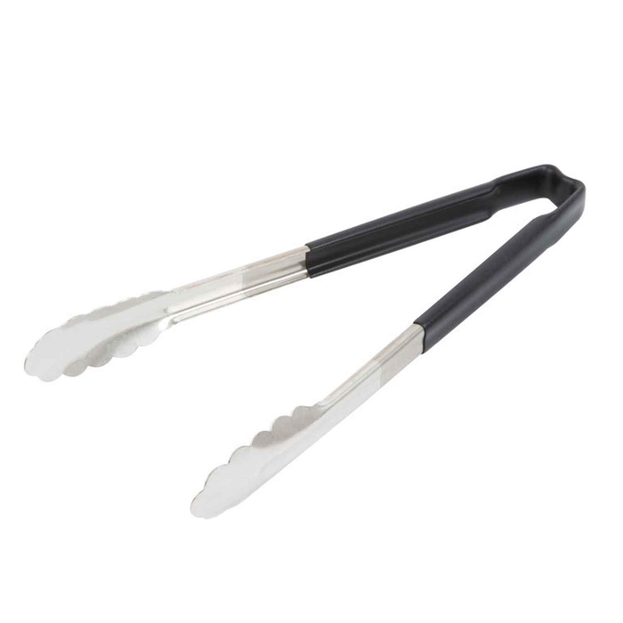 PINÇA MONOBLOCO INOX 30,5CM CABO NEGRO 4781220 - PUJADAS - 029419246182