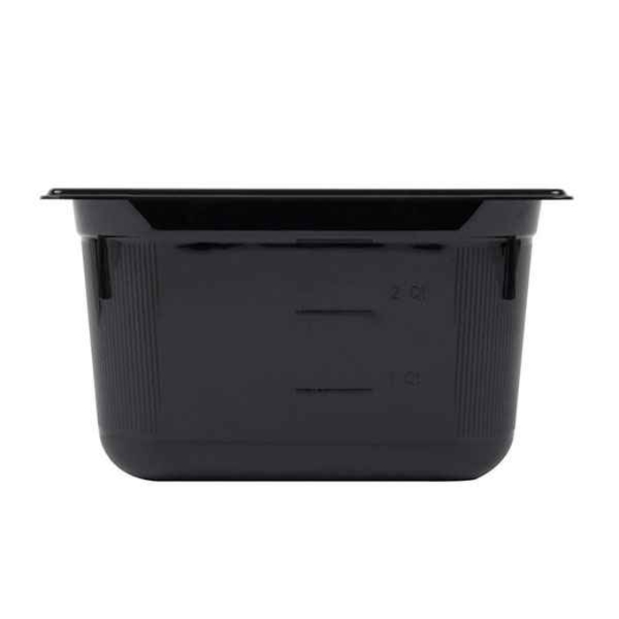 CONTAINER POLIC PRETO GN 1/4 162X265X150MM 8046420 - PUJADAS - 029419332380