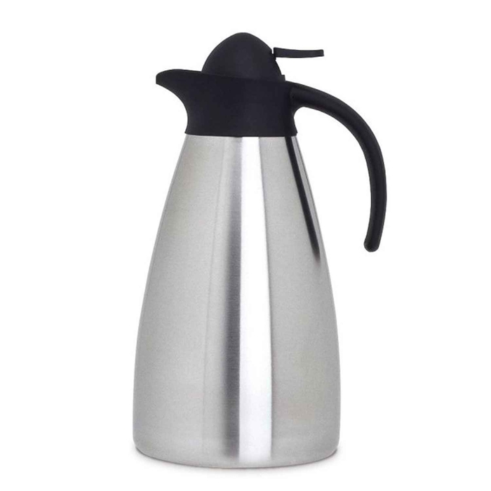 JARRO TERMO INOX C/TAMPA PRETA 0.6L - PUJADAS - 8421661895064
