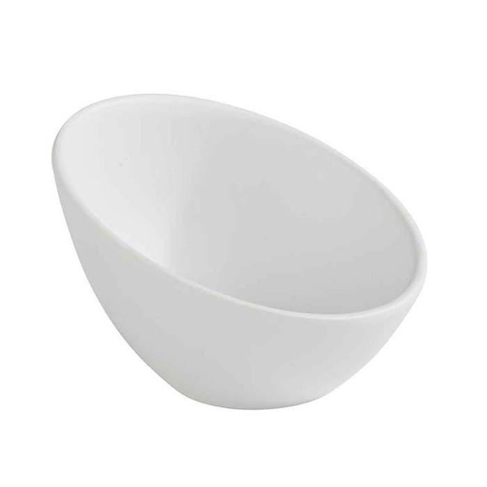 TAÇA MELAM BRANCA ZEN CORTE DIAGONAL Ø10CM 84348 - APS - 4004133843486