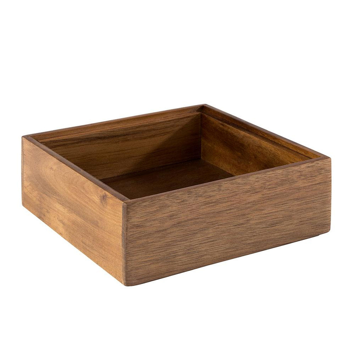 CAIXA MADEIRA ACACIA 15X15XH5.5CM 11650 - APS - 4004133116504