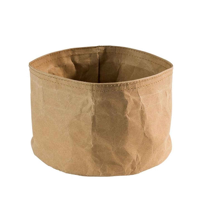 CESTO PAPEL KRAFT BEGE Ø17XH11CM 30440 - APS - 4004133304406