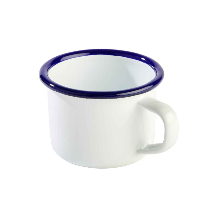 CANECA METAL AZUL/BRANCA Ø7XH5CM 10CL 40636 - APS - 4004133406360