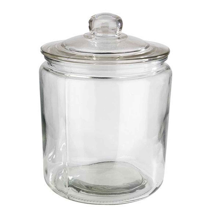 FRASCO VIDRO CLASSIC C/TAMPA 4LT Ø18XH26CM - APS - 4004133822528